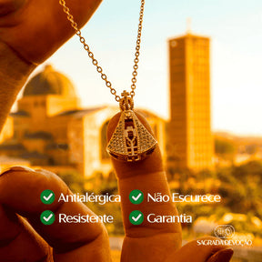 [COMPRE 1 LEVE 2] Colar Nossa Senhora Aparecida  -  Ouro 14K - OFERTA EXCLUSIVA