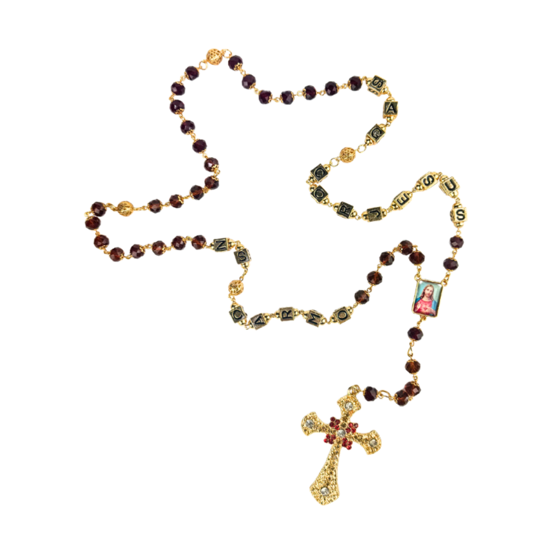 Teço Especial Nossa Senhora do Carmo e Sagrado coração de Jesus